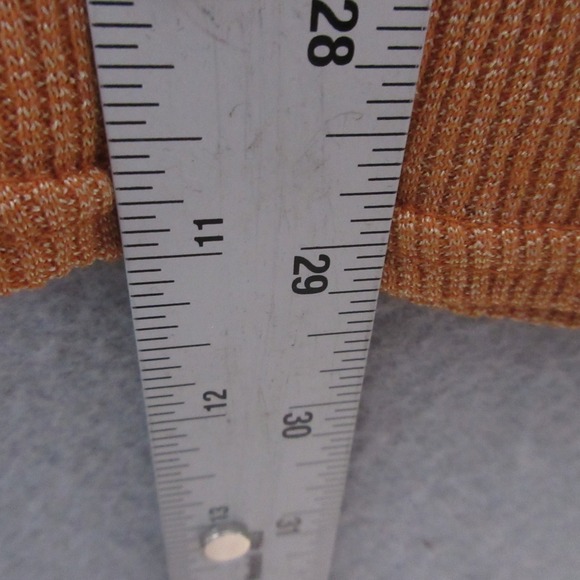 Michael Stars Tank Top Orange Fitted One Size Y2K Long Ribbed Made in The USA - Picture 6 of 9